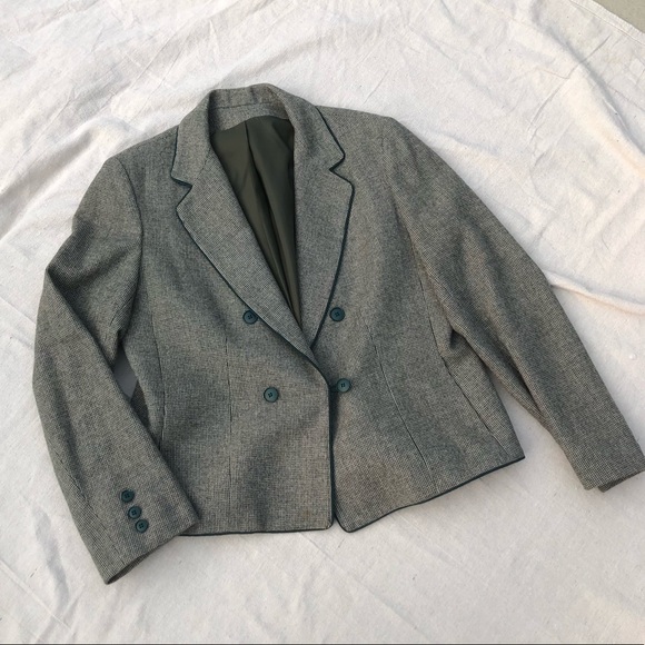 vintage double breasted blazer - Picture 1 of 4